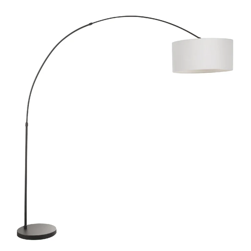 Glass Floor Lamp with Frosted Shades for Soft Diffused LightSalon Contemporary Floor Lamp with Black Base and Grey Shade by LumiSource Glass Floor Lamp with Frosted Shades for Soft Diffused LightSalon Contemporary Floor Lamp with Black Base and Grey Shade by LumiSource