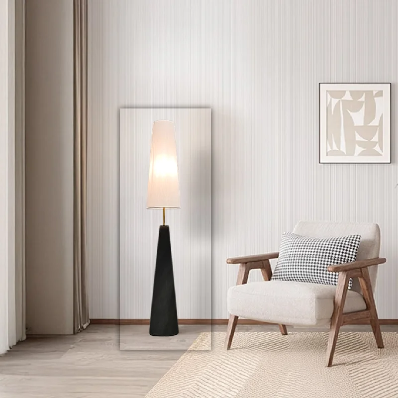 Fabric Floor Lamp with a Linen Shade for a Relaxed AestheticBlack Floor Lamp CY-LTD-1008-B Fabric Floor Lamp with a Linen Shade for a Relaxed AestheticBlack Floor Lamp CY-LTD-1008-B