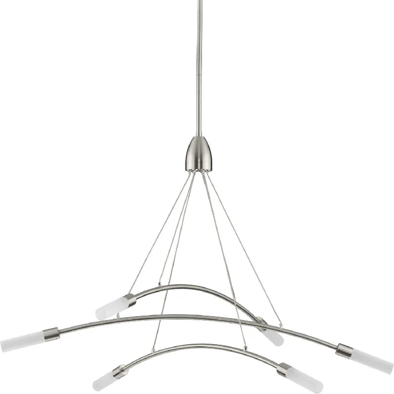 Chandeliers with Metal Frames in Silver FinishChandeliers with Metal Frames in Silver FinishKylo LED Chandelier Chandeliers with Metal Frames in Silver FinishChandeliers with Metal Frames in Silver FinishKylo LED Chandelier
