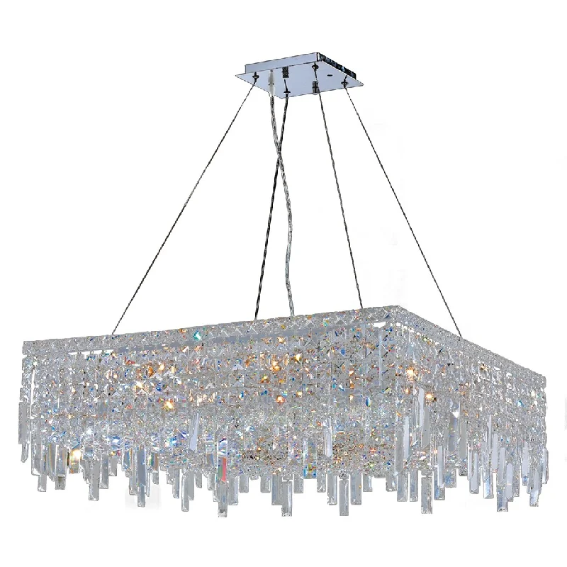 Chandeliers with Metal Frames in Bronze FinishChandeliers with Metal Frames in Bronze FinishWorldwide W83614C28 12 Light Chandelier Cascade Polished Chrome - One Size Chandeliers with Metal Frames in Bronze FinishChandeliers with Metal Frames in Bronze FinishWorldwide W83614C28 12 Light Chandelier Cascade Polished Chrome - One Size