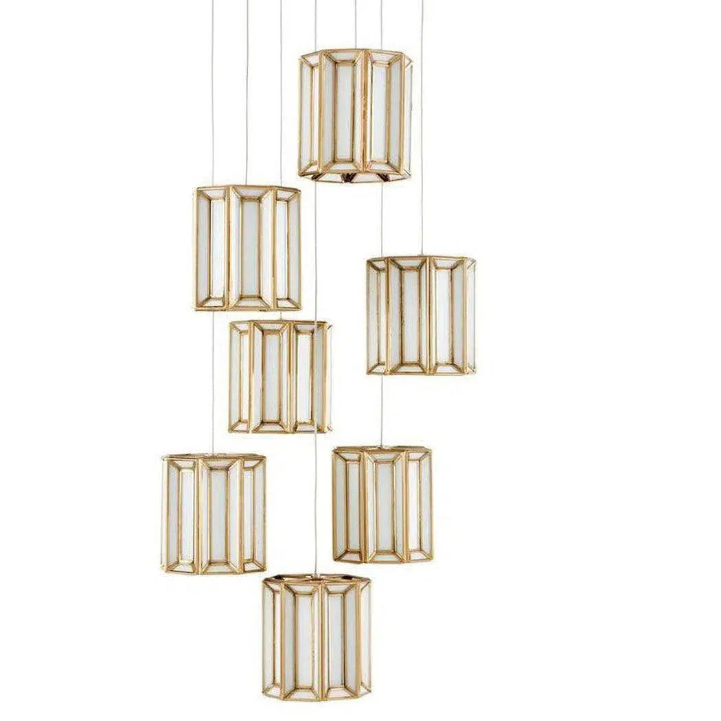Art Nouveau Ceiling Lights with Organic, Flowing ShapesAntique Brass Daze 7-Light Multi-Drop Pendant Art Nouveau Ceiling Lights with Organic, Flowing ShapesAntique Brass Daze 7-Light Multi-Drop Pendant