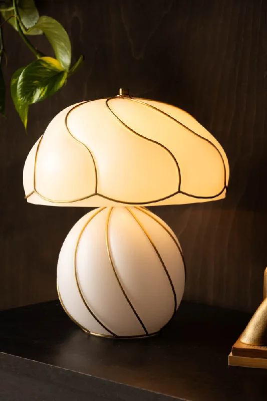 industrial style table lamps with exposed bulbs for loft apartmentsBeautiful Mushroom Hayworth Table Lamp industrial style table lamps with exposed bulbs for loft apartmentsBeautiful Mushroom Hayworth Table Lamp