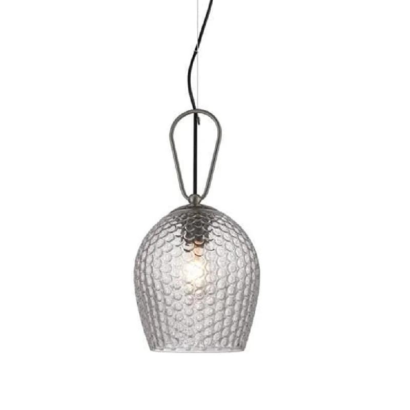 Mediterranean - Style Ceiling Lights with Terra - Cotta and Ceramic DetailsCedar Glass Pendant Light Smoke | Clear | Amber Mediterranean - Style Ceiling Lights with Terra - Cotta and Ceramic DetailsCedar Glass Pendant Light Smoke | Clear | Amber