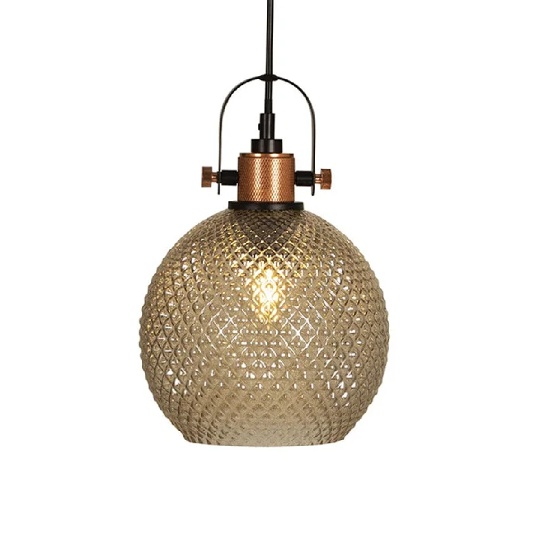 Contemporary Ceiling Lights with Unique, Abstract ShapesContemporary Ceiling Lights with Unique, Abstract ShapesCognac Metal and Glass Pendant Light Copper