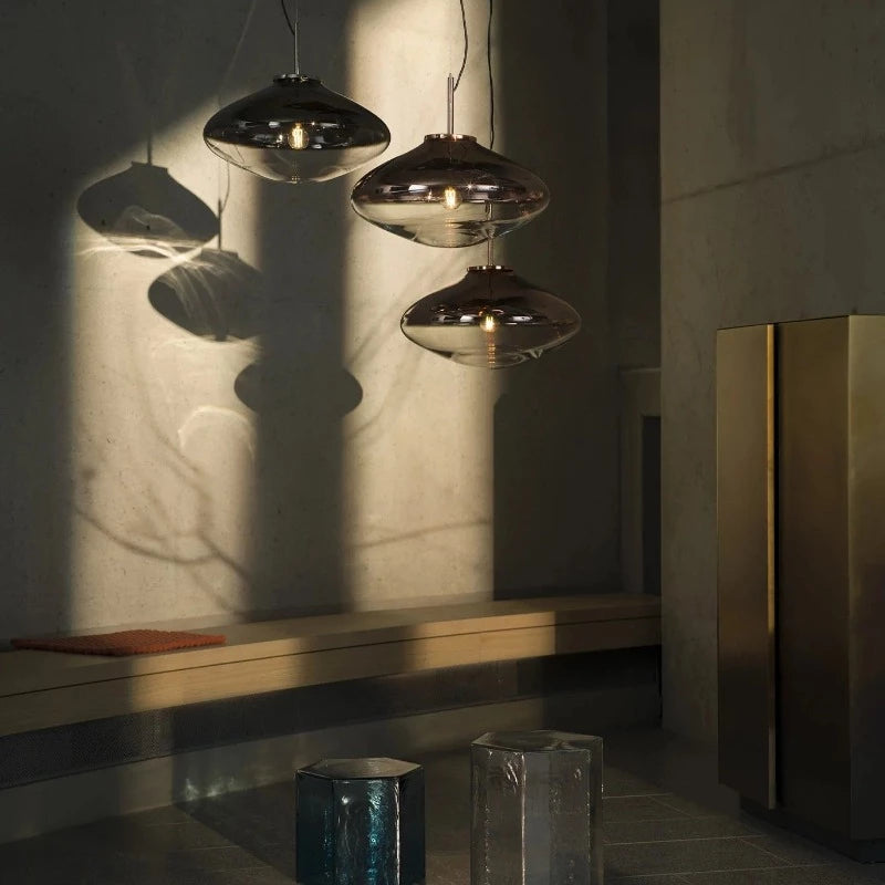 Industrial Style Ceiling Lights with Exposed Bulbs and Metal CagesIndustrial Style Ceiling Lights with Exposed Bulbs and Metal CagesHand-blown UFO Crystal Glass Pendant | Disc Industrial Style Ceiling Lights with Exposed Bulbs and Metal CagesIndustrial Style Ceiling Lights with Exposed Bulbs and Metal CagesHand-blown UFO Crystal Glass Pendant | Disc