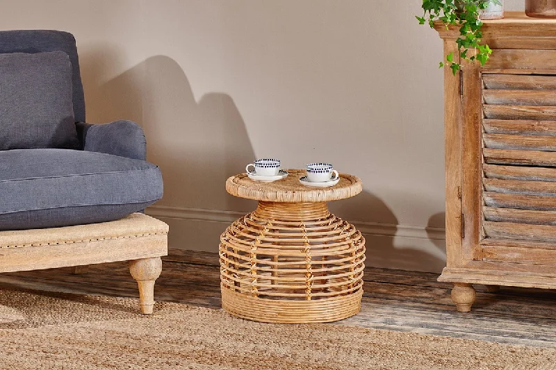 Gothic Ceiling Lights with Dark Metalwork and Pointed ArchesHoian Rattan Side Table Gothic Ceiling Lights with Dark Metalwork and Pointed ArchesHoian Rattan Side Table