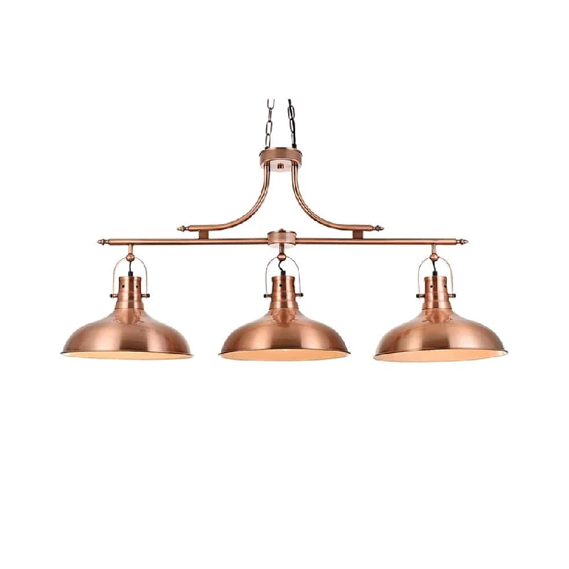 Tropical - Themed Ceiling Lights with Palm - Leaf Shapes and Rattan WrapsTropical - Themed Ceiling Lights with Palm - Leaf Shapes and Rattan WrapsKirk Metal Kitchen Island Pendant Light Copper | White | Gold