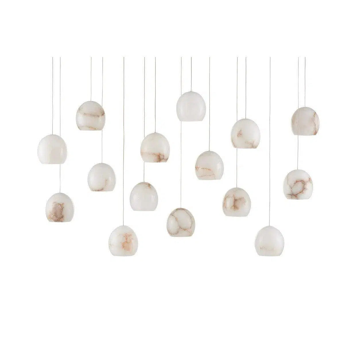 Crystal Ceiling Lights with High - Quality Swarovski CrystalsNatural Lazio Rectangular 15-Light Multi-Drop Pendant Crystal Ceiling Lights with High - Quality Swarovski CrystalsNatural Lazio Rectangular 15-Light Multi-Drop Pendant