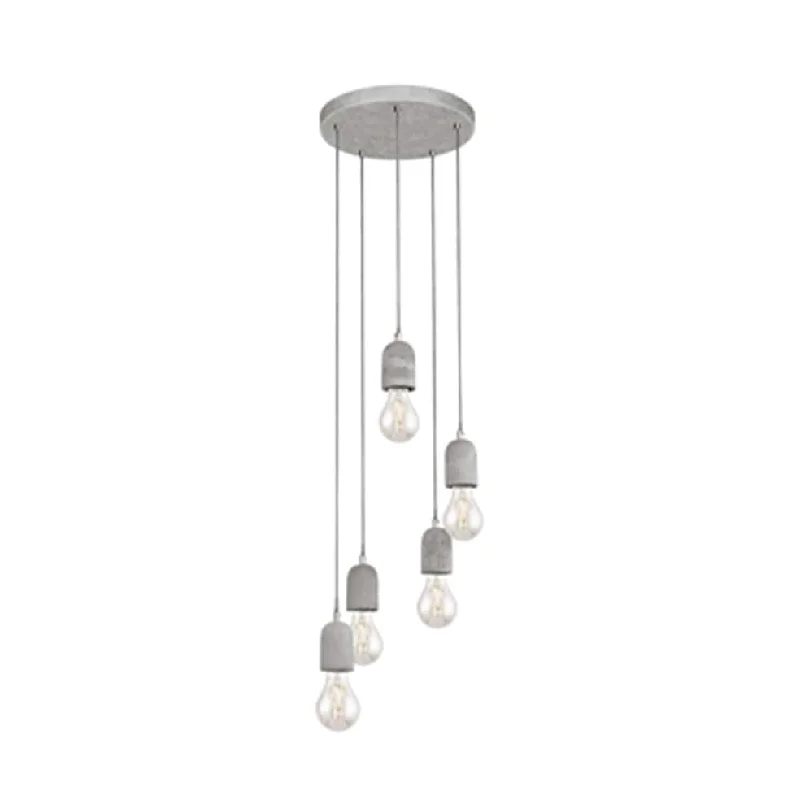 Mid - Century Modern Ceiling Lights with Simple, Sleek LinesMid - Century Modern Ceiling Lights with Simple, Sleek LinesSilvares 5 Light Metal Pendant Concrete Grey Mid - Century Modern Ceiling Lights with Simple, Sleek LinesMid - Century Modern Ceiling Lights with Simple, Sleek LinesSilvares 5 Light Metal Pendant Concrete Grey